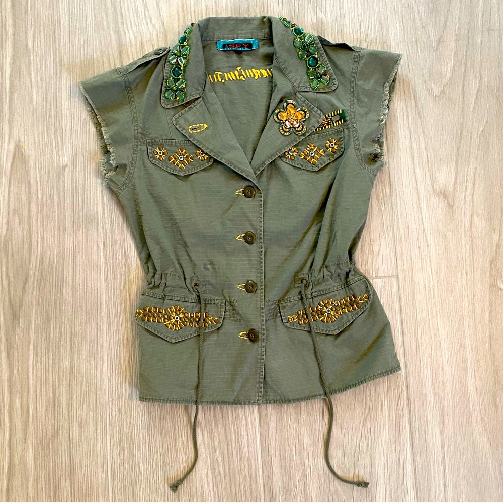 Spy Exchange Embellished Utility Jacket